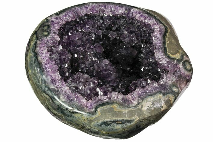 Large, Wide Purple Amethyst Geode - Uruguay #118423